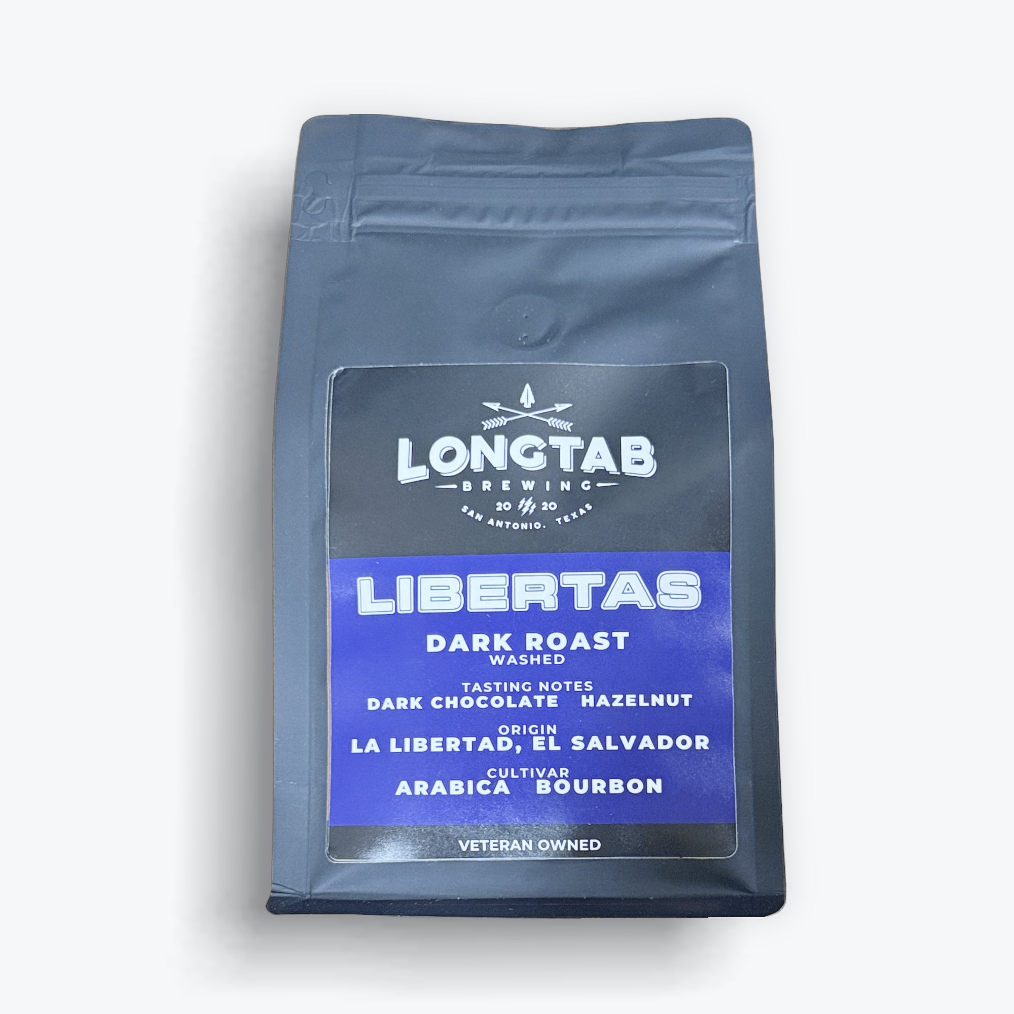 Longtab Whole Bean Coffee: LIBERTAS Dark Roast | Longtab Brewing